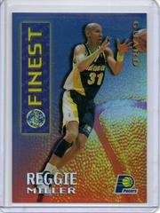 Reggie Miller [Borderless Refractor] #M14 Basketball Cards 1995 Finest Mystery Prices