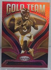 Russell Wilson [Red] #GT-9 Football Cards 2022 Panini Certified Gold Team Prices