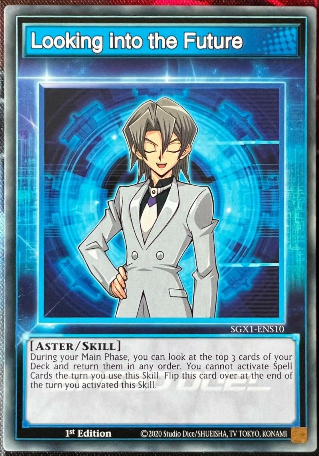 Looking into the Future SGX1ENS10 Prices YuGiOh Speed Duel GX Duel Academy Box YuGiOh Cards