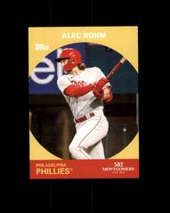 Alec Bohm Baseball Cards 2022 Topps 582 Montgomery Club Set 5 Prices