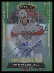 Anton Lundell [Autograph Green] #145 Hockey Cards 2021 Upper Deck Stature Prices