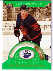 Dylan Holloway [Green] Hockey Cards 2022 Upper Deck Trilogy Generations Prices