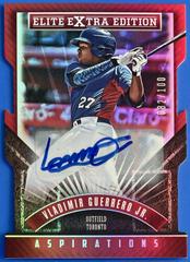 Vladimir Guerrero Jr. [Aspirations Die Cut Signature] #169 Baseball Cards 2015 Panini Elite Extra Edition Prices