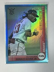 Ronald Acuna Jr. [Blue Foil] #292 Baseball Cards 2021 Topps Big League Prices