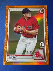 Bobby Dalbec [Orange Foil] #BFE-86 Baseball Cards 2020 Bowman 1st Edition Prices