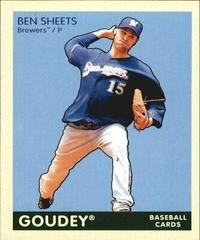 Ben Sheets #111 Baseball Cards 2009 Upper Deck Goudey Prices
