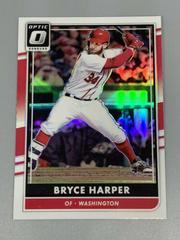 Bryce Harper [Of Washington Holo] Baseball Cards 2016 Panini Donruss Optic Prices