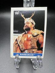 Barbarian #86 Wrestling Cards 1991 WWF Superstars Stickers Prices