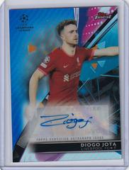 Diogo Jota [Blue] Soccer Cards 2021 Topps Finest UEFA Champions League Autographs Prices