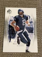 Matt Hasselbeck #23 Football Cards 2003 SP Authentic Prices