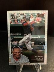 Mookie Betts [Red] Baseball Cards 2019 Panini Donruss Action All Stars Prices