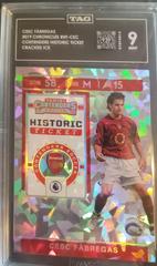 Cesc Fabregas [Cracked Ice] Soccer Cards 2019 Panini Chronicles Contenders Historic Ticket Prices