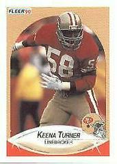 Keena Turner #15 Football Cards 1990 Fleer Prices