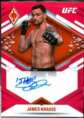 James Krause [Red] #PX-JKS Ufc Cards 2022 Panini Chronicles UFC Phoenix Autographs Prices