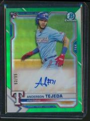 Anderson Tejeda Baseball Cards 2021 Bowman Chrome Rookie Autographs Prices