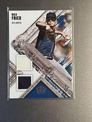 Max Fried [Platinum Blue] Baseball Cards 2022 Panini Diamond Kings DK Materials Prices