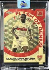 Silas Katompa Mvumpa [SuperFractor] #FG-SKM Soccer Cards 2022 Topps Chrome Bundesliga Flash of Genius Prices