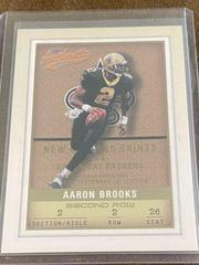 Aaron Brooks [Second Row] #31 Football Cards 2002 Fleer Authentix Prices