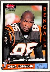 Chad Johnson [Tiffany] #16 Football Cards 2003 Fleer Tradition Prices