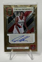 Jabari Walker [Gold] Basketball Cards 2022 Panini Donruss Elite New Breed Autographs Prices