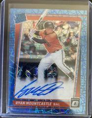 Ryan Mountcastle [Carolina Blue Velocity] #RRS-RM Baseball Cards 2021 Panini Donruss Optic Rated Rookie Signatures Prices
