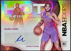 Isaiah Livers Basketball Cards 2021 Panini Hoops Hot Signatures Rookies Prices