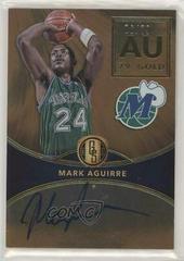 Mark Aguirre Basketball Cards 2016 Panini Gold Standard AU Autographs Prices