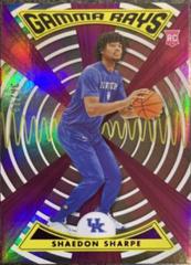 Shaedon Sharpe [Purple] Basketball Cards 2022 Panini Chronicles Draft Picks Gamma Rays Prices