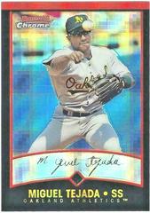 Miguel Tejada #36 Baseball Cards 2001 Bowman Chrome Prices