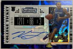 Keldon Johnson [Autograph Cracked Ice] Basketball Cards 2019 Panini Contenders Draft Picks Prices