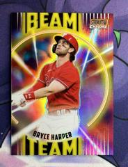 Bryce Harper [Orange] #BT-2 Baseball Cards 2022 Stadium Club Chrome Beam Team Prices