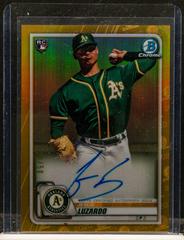 Jesus Luzardo [Gold Refractor] #CRA-JL Baseball Cards 2020 Bowman Chrome Rookie Autographs Prices