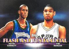 Tim Duncan / Kevin Garnett #TC10 Basketball Cards 2000 Topps Combos 1 Prices
