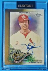 Mark McGwire [Gold] #AGA-MM Baseball Cards 2022 Topps Allen & Ginter Chrome Autographs Prices