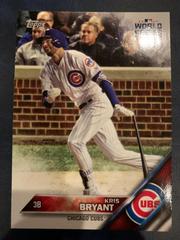 Kris Bryant Baseball Cards 2016 Topps Chicago Cubs World Series Champions Prices