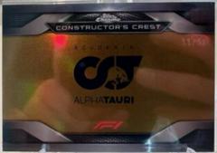 Scuderia AlphaTauri [Gold Refractor] #CC-AT Racing Cards 2023 Topps Chrome Formula 1 Constructor’s Crest Prices
