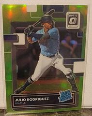 Julio Rodriguez [Lime Green] Baseball Cards 2022 Panini Donruss Optic Prices