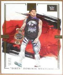 Dirty Dominik Mysterio [Gold] #18 Wrestling Cards 2023 Panini Impeccable WWE Prices
