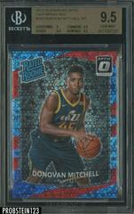 Donovan Mitchell [Fast Break Red] #188 Basketball Cards 2017 Panini Donruss Optic Prices
