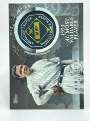Babe Ruth Baseball Cards 2023 Topps Update MVP Medallion Prices