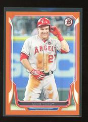 Mike Trout [Orange] #168 Baseball Cards 2014 Bowman Prices