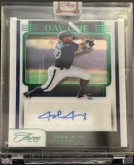 Josh Jung [Emerald] Baseball Cards 2022 Panini Three and Two Day One Autographs Prices