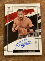 Roderick Strong Wrestling Cards 2022 Panini Impeccable WWE Superstar Autographs Prices
