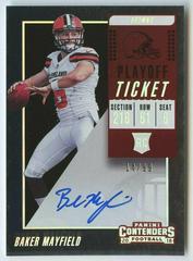 Baker Mayfield #101 Football Cards 2018 Panini Contenders Rookie Ticket Prices