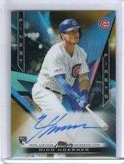 Nico Hoerner [Gold Refractor] Baseball Cards 2020 Topps Finest Firsts Autographs Prices