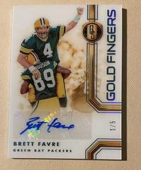 Brett Favre [Platinum] #HS-BFA Football Cards 2022 Panini Gold Standard Fingers Autographs Prices