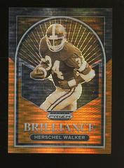 Herschel Walker [Orange Pulsar] #BR-14 Football Cards 2023 Panini Prizm Draft Picks Brilliance Prices