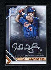 David Wright [Black] Baseball Cards 2023 Topps Museum Collection Framed Autographs Prices