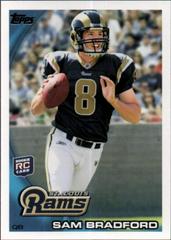 Sam Bradford [Rolling Out Pose] Football Cards 2010 Topps Prices