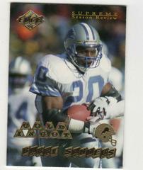 Barry Sanders [Gold Ingot] Football Cards 1998 Collector's Edge Supreme Season Review Prices